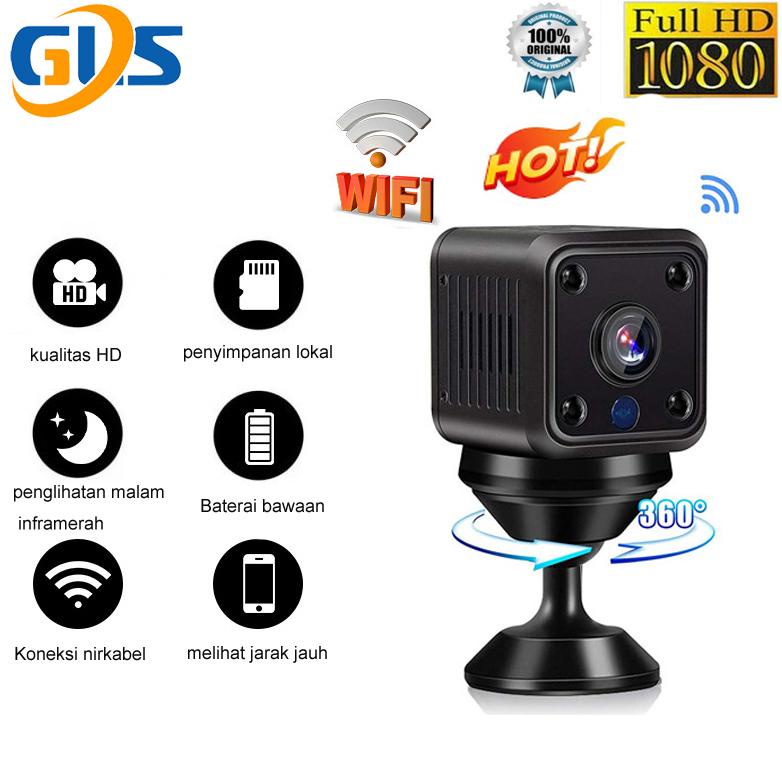 Terbaru Gls X6 Persegi Kecil Kamera Wifi Kamera Mini Nirkabel Wifi Hd Night Vision 1080P Kamera Peng