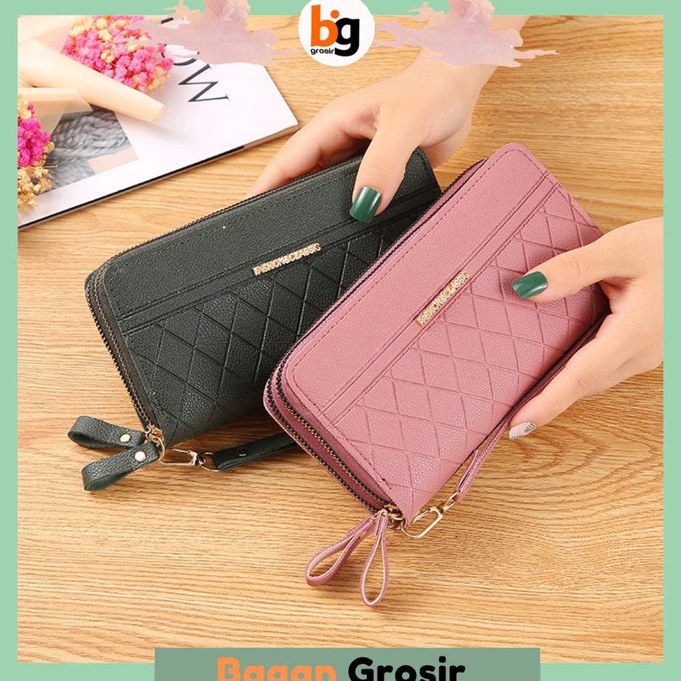 TREND TERBARU BG / COD / DOMPET PANJANG WANITA DOMPET PANJANG WANITA IMPORT KOREA KULIT  ISI BANYAK 