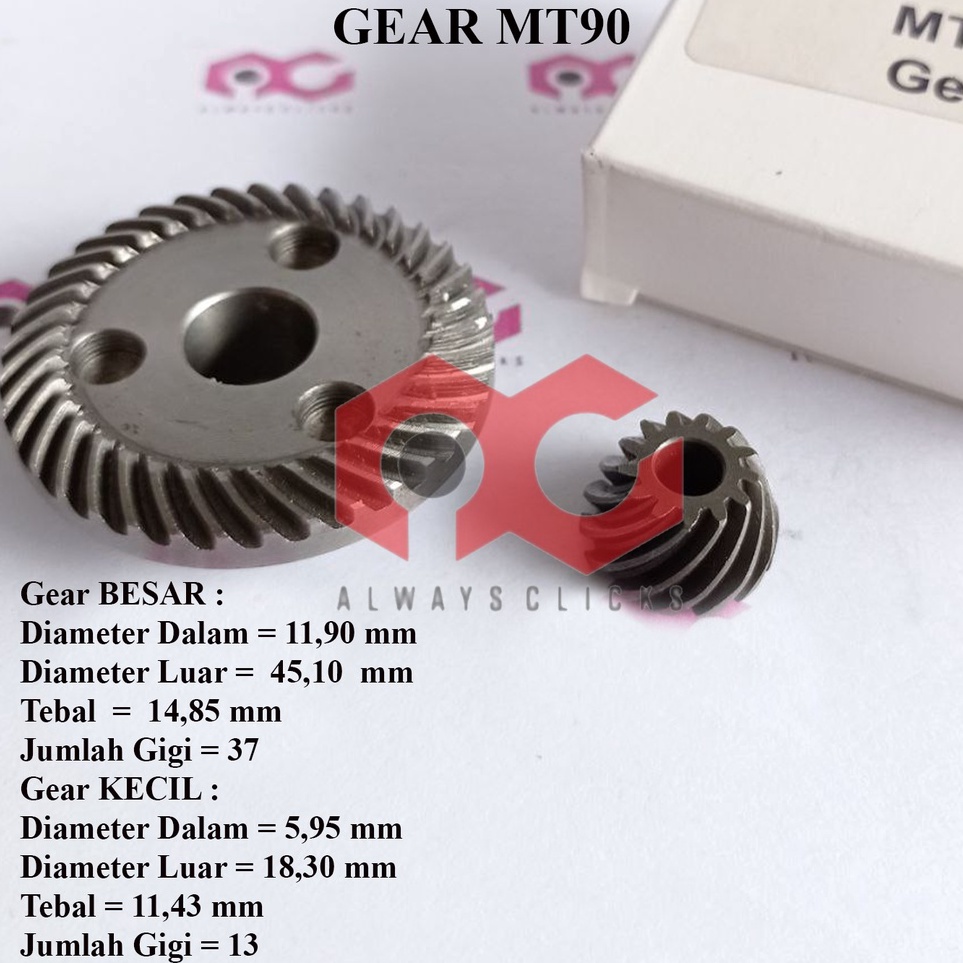 ⇖ GEAR GIGI NANAS GERINDA MAKTEC MT90 ⇯