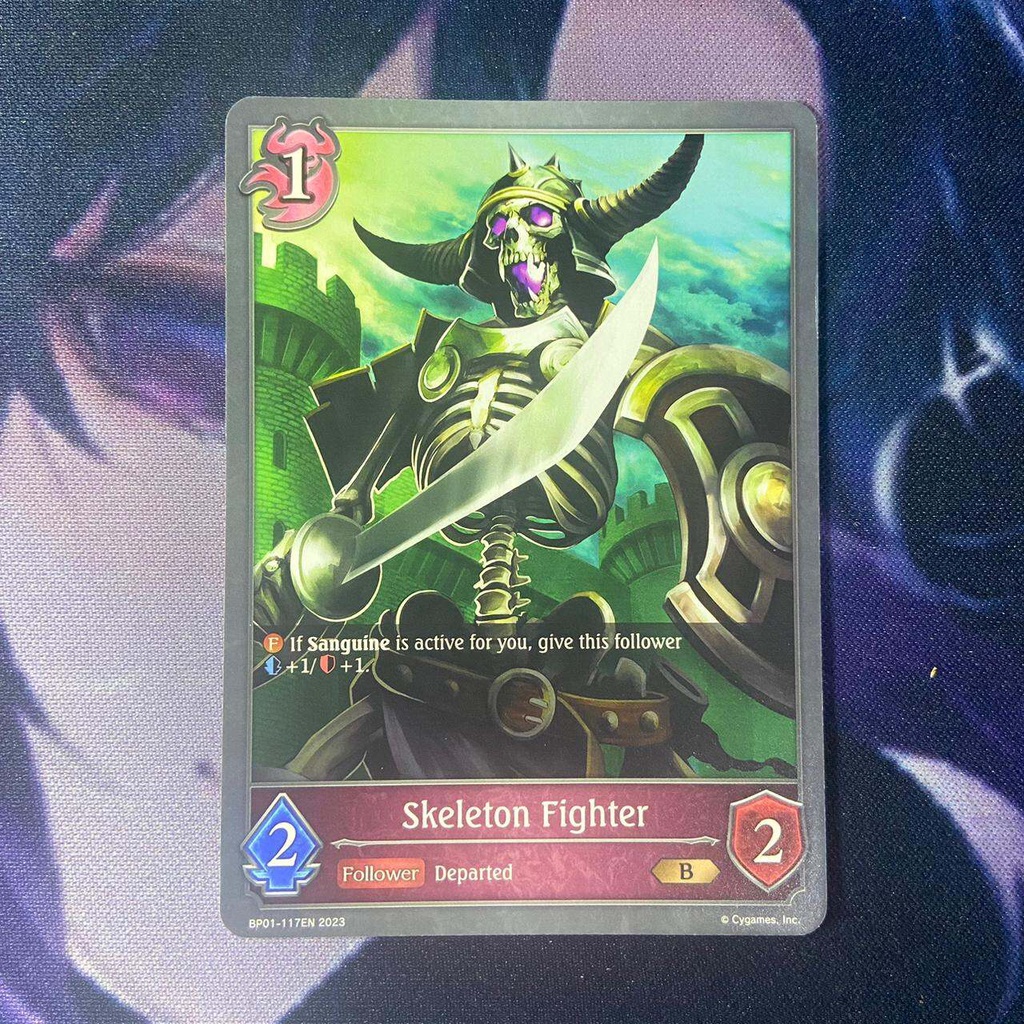 Skeleton Fighter BP01-117EN B [Shadowverse SVE TCG]