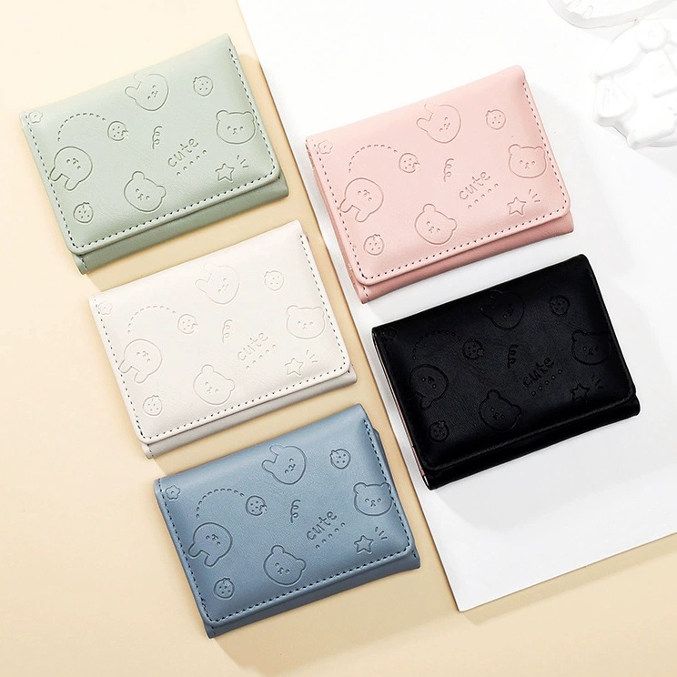 Diskon ASIN829 Dompet Wanita Dompet Mini Dompet Cewek Kekinian Dompet Wanita Kecil Dompet Lipat Wani