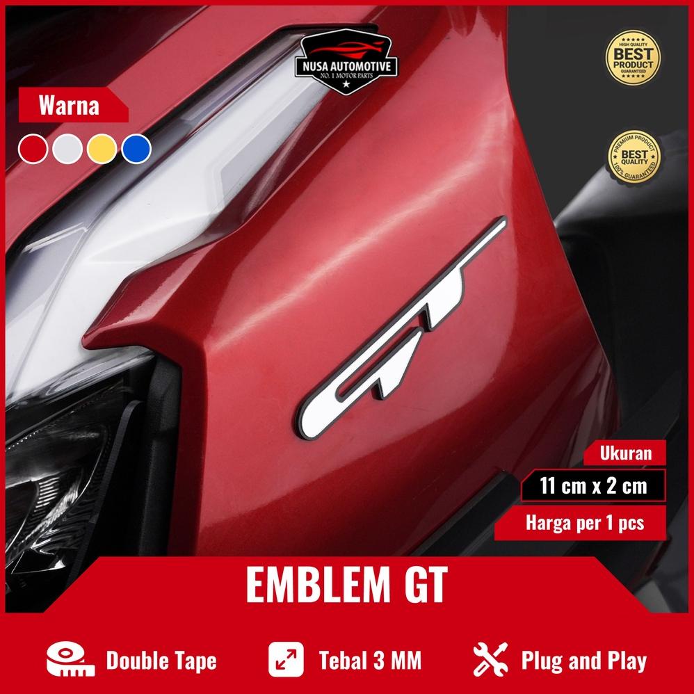 Stiker Motor Emblem Mio Gt Line Stiker Motor Timbul Mio Gt Stiker Motor Timbul 3D Anti Lepas Logo Ti