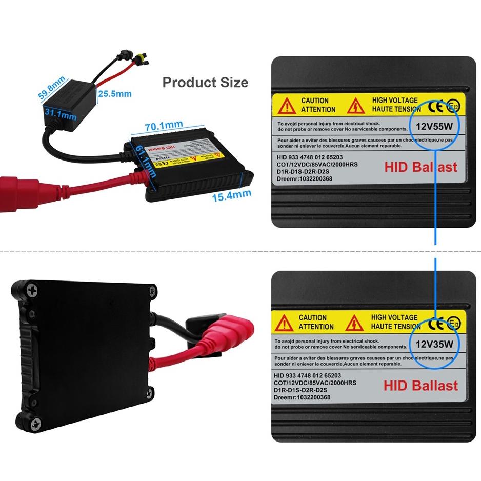 Special Ballast HID 35 Wat 55 Watt Standar Aes I Balast HID Mobil Motor Balas 12V Projie Projector L