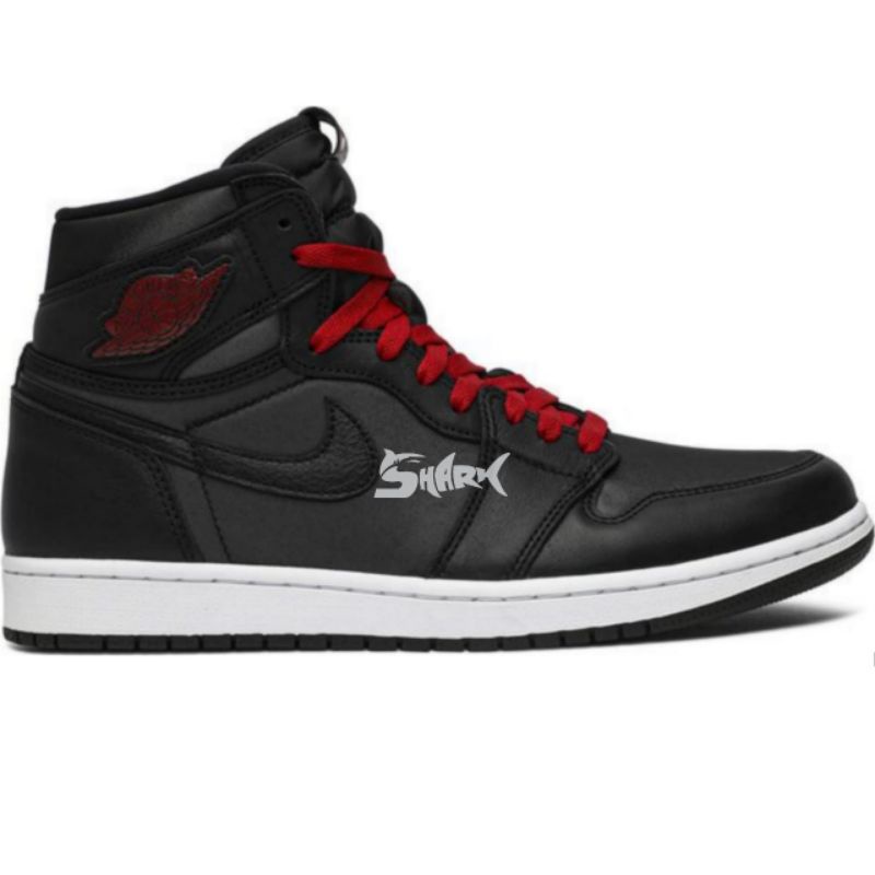 Air Jordan 1 Retro High OG "Satin Black Gym Red" 100% Authentic