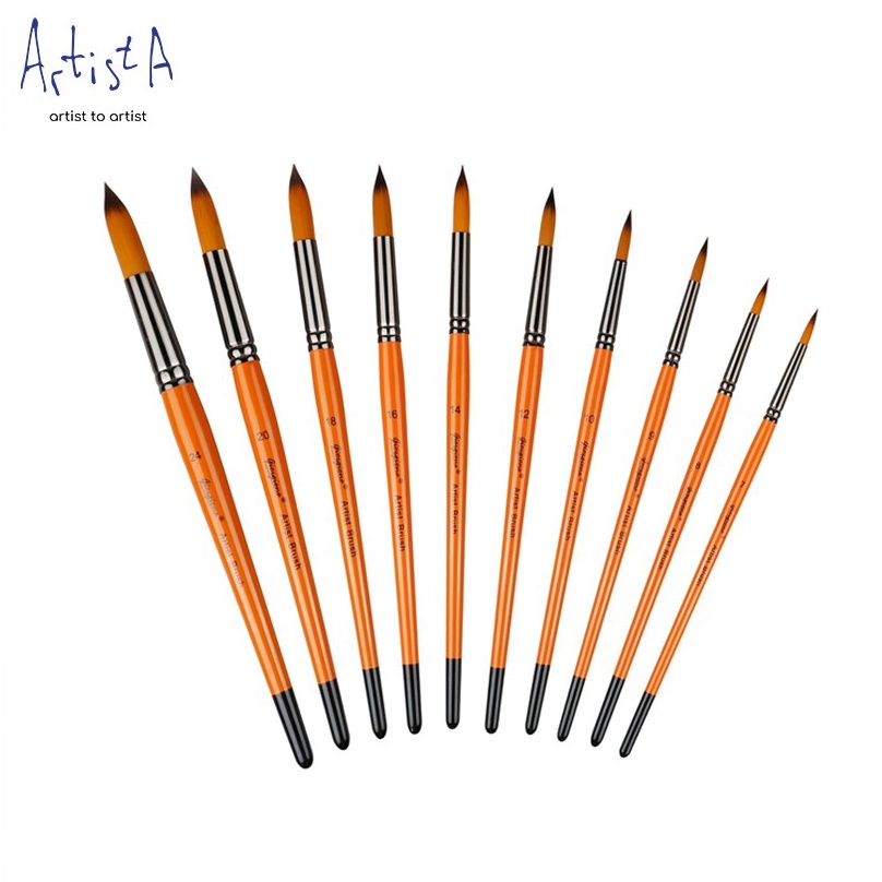 

[CODE BARANG 348SFR] Artisttoartist Art Brush Round No. 7 / 8 / 9 / 10 / 12 / 14 / 16 / 18 - 24 Kuas Lukis cat air giorgi Checkout