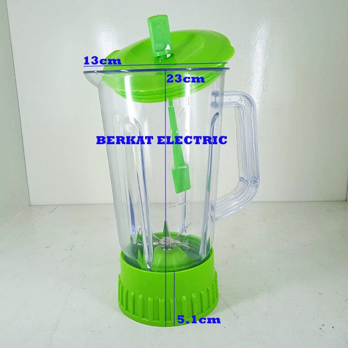 [Termurah] Gelas Blender Set Lengkap Miyako Baru/Mika/Plastik Penghalus Star
