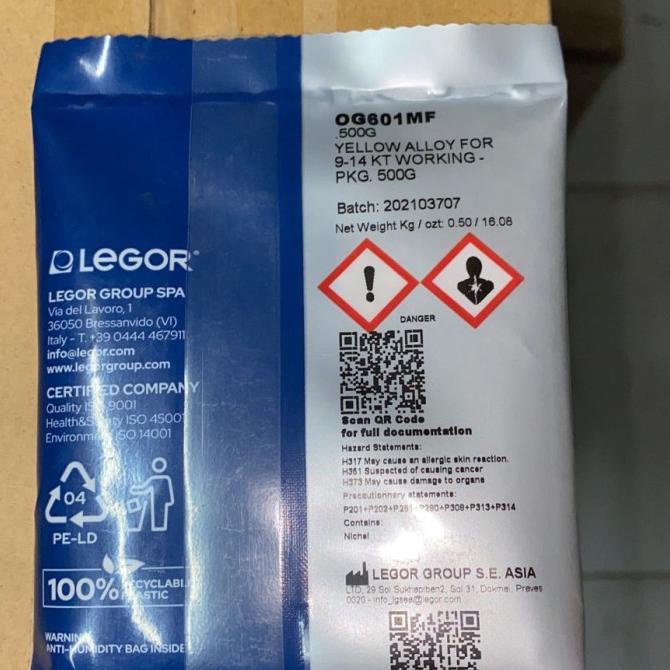 

*#*#*#] Legor alloy OG601MF 500 gram