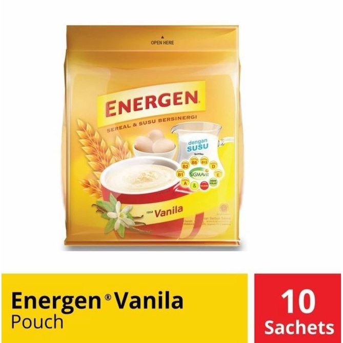 

Energen VANILA POUCH 29 gr Renteng 10 sachet