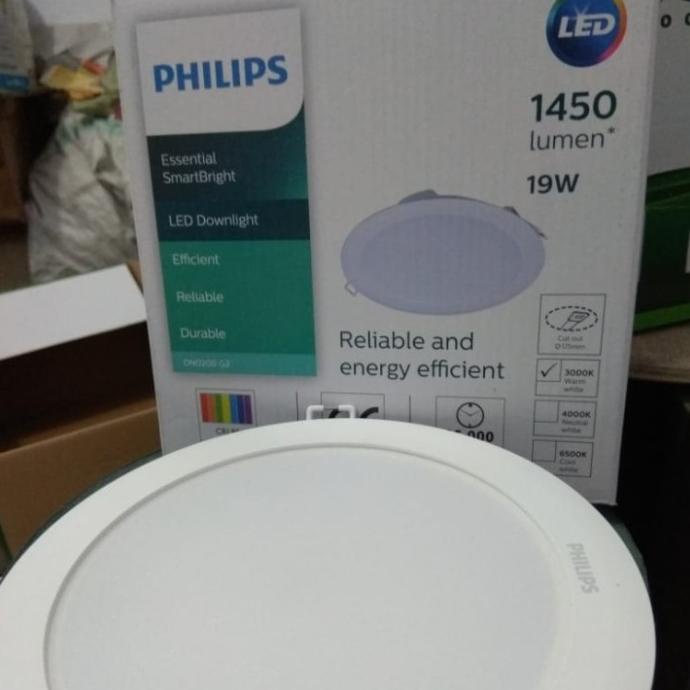 """] PROMO  Lampu Downlight LED Philips19W DN020B Warm White Kuning