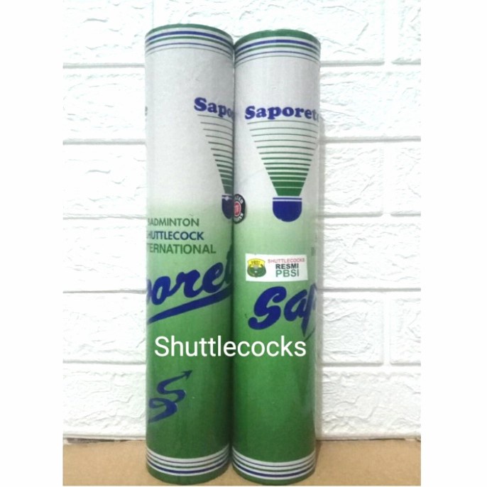 Shuttlecock Saporete Hijau Berkualitas