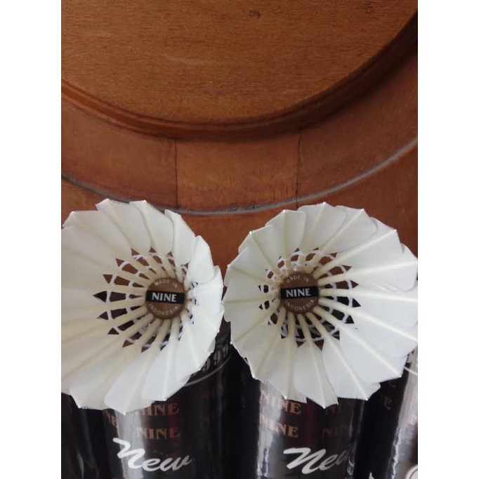 Shuttlecock Cock Kok Badminton Nine Hitam Original