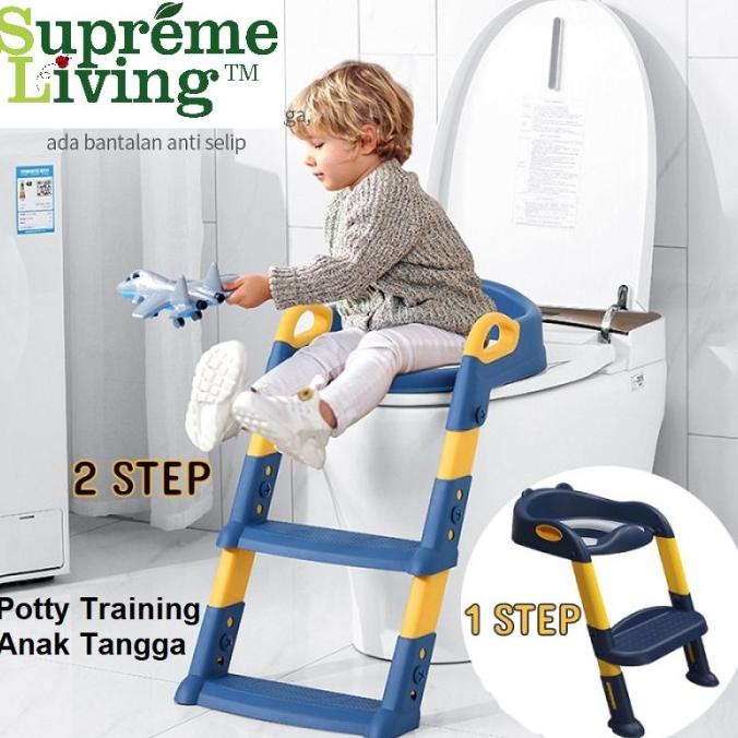 Toilet Training Anak Baby Potty Seat Chair Tangga Kloset Duduk Bayi