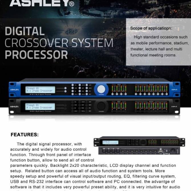 ((((()paling dicari] Speaker Management ASHLEY DSP 4.8 DSP4.8 ORIGINAL DLMS ASHLEY DSP4.8