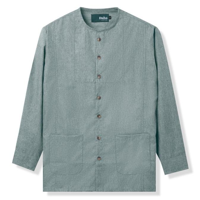 Baju Muslim Duha Muslimwear - Rayyan Shirt - Soft Green