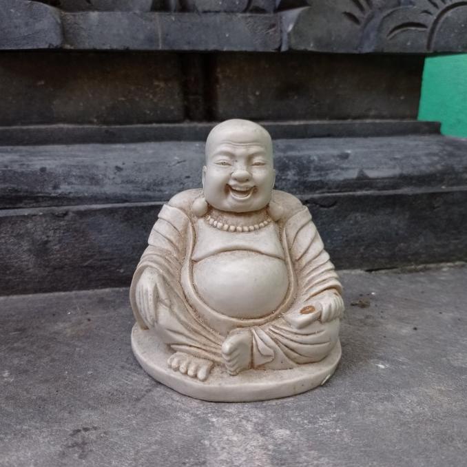 ] patung happy buddha fiber B010