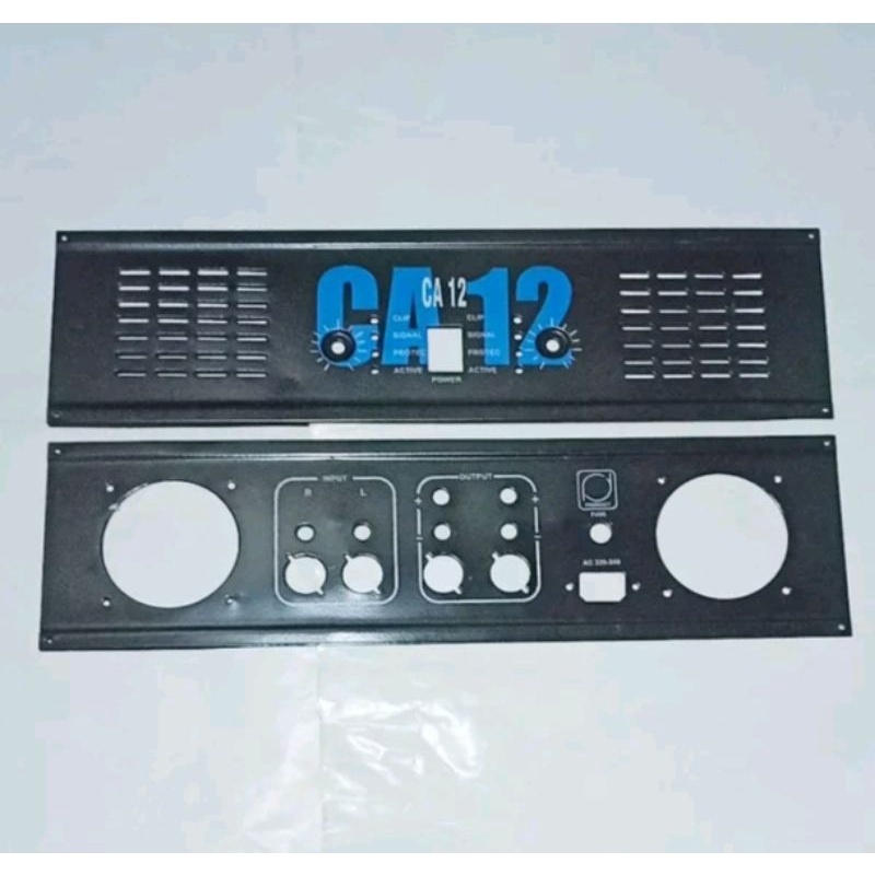 Plat Panel Depan Belakang CA12 Power Amplifier Stereo
