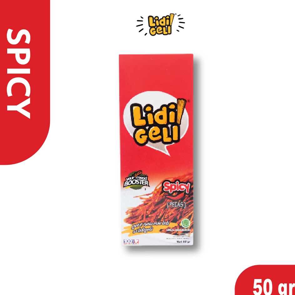 

Terupdate Lidi Geli - Mie Lidi Rasa Spicy 50gr Terlaris