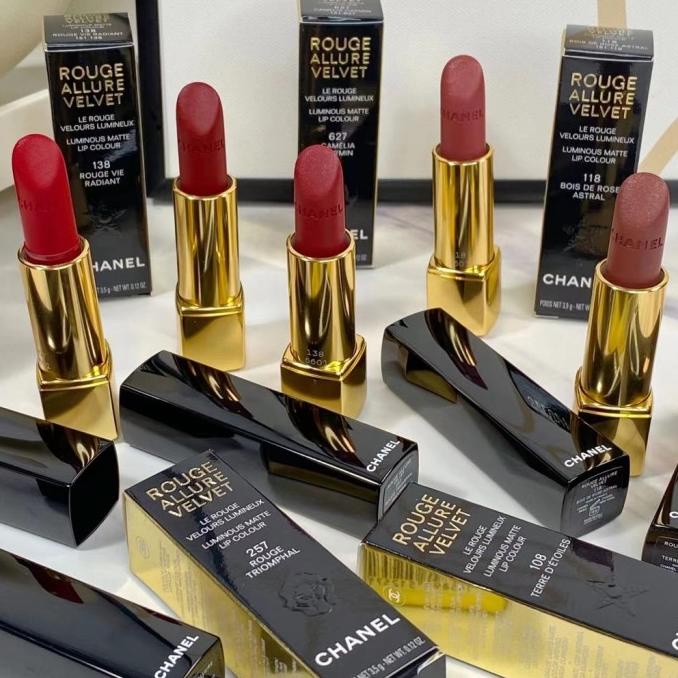 CHANEL LIPSTICK ROUGE ALLURE VELVET Luminous Matte Lip Colour 1.2/3.5g