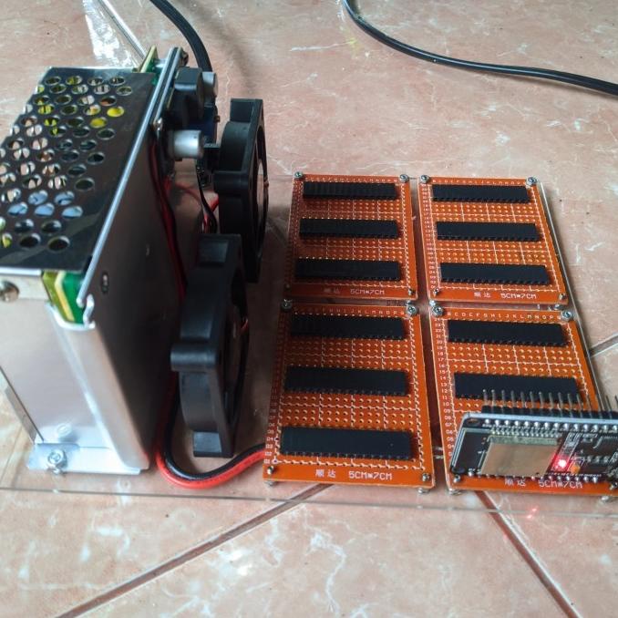 Board Rig Mining Duino Coin Untuk 12 Esp32