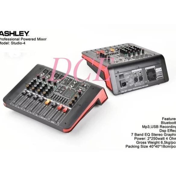 Sale Power Mixer Audio Ashley Studio 4 Studio4 4Channel Original Termurah Terlaris