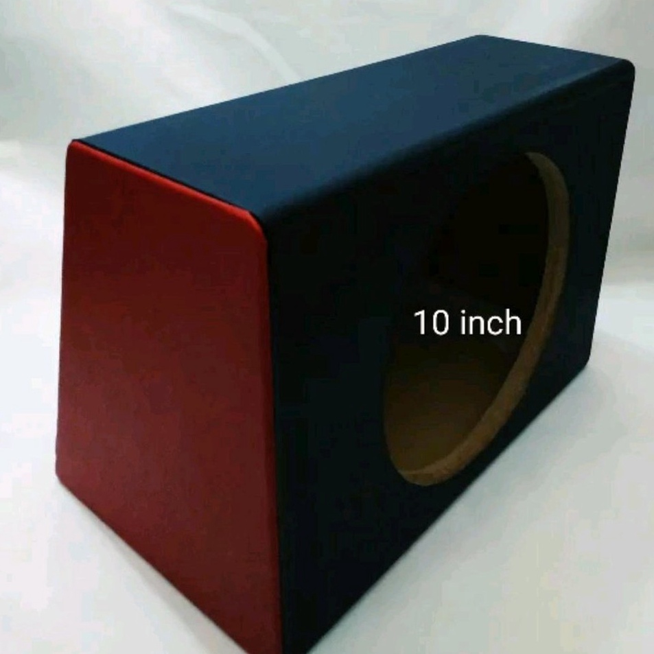 ¯ sL Box speaker subwoofer 10 inch cocok untuk mobil maupun rumah Bahan halus lapis vinyl list merah