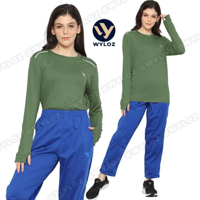 Wyloz Baju Olahraga Panjang Senam Zumba Aerobik Yoga Muslimah Wanita