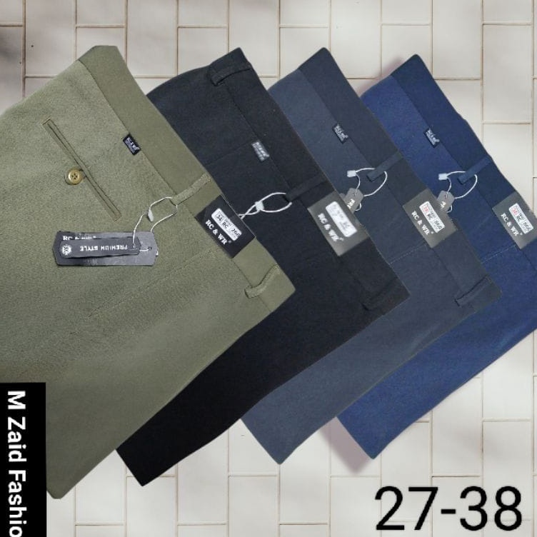 hwa81 Celana Panjang Pria Kantor Standar Reguler Bahan Twist Ukuran 27 38 Merk RC.ARDINAL / Celana P