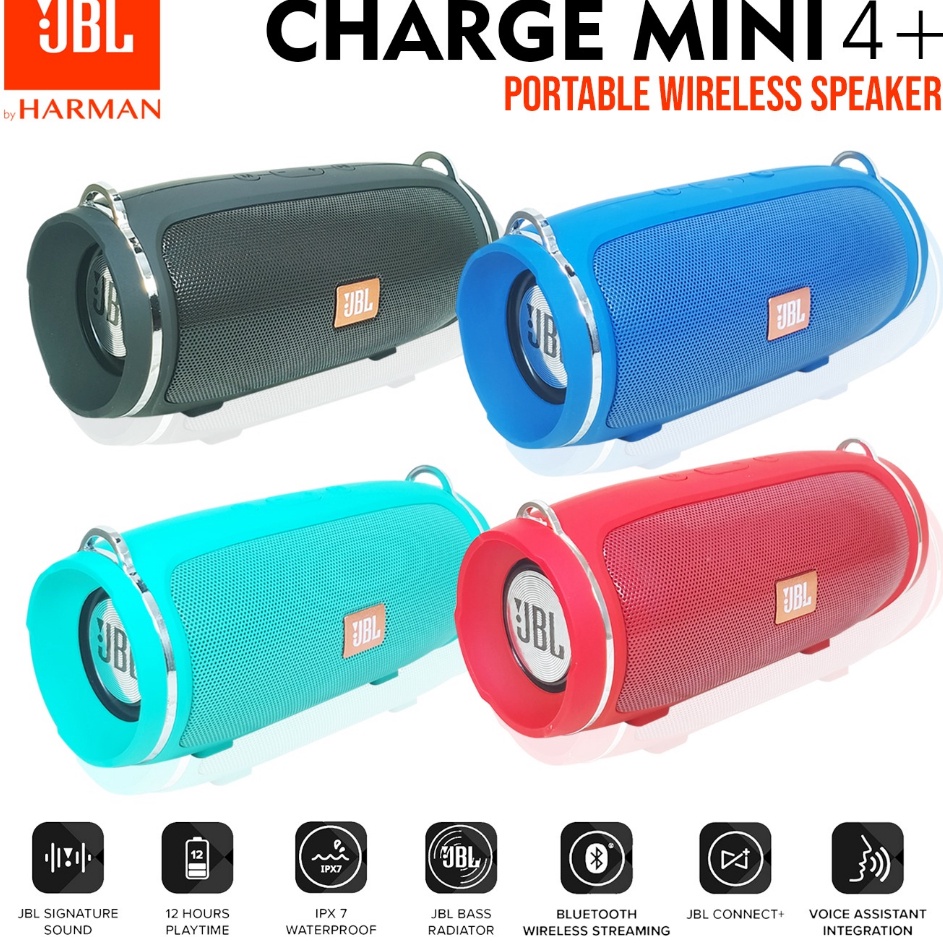- Gc Speaker Bluetooth JBL MINI 4+ Wireless Speker Portable J 009 CHARGE MINI 4 Plus Ready｀
