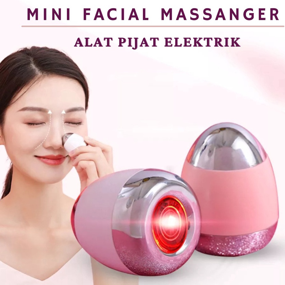 Bestseller Mini Facial Massager Alat Facial Wajah Elektrik Facial Getar Alat Pijat Wajah Infrared Ro