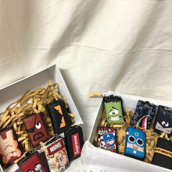 ➞ Dompet STNK Gantungan Kunci Mobil Motor Motif Character Lucu dan Unik ✯ (Readystock)