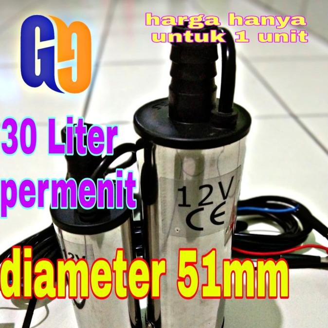 Pompa Air Dc Pompa Celup Mini Diesel Pump Submersible 51Mm