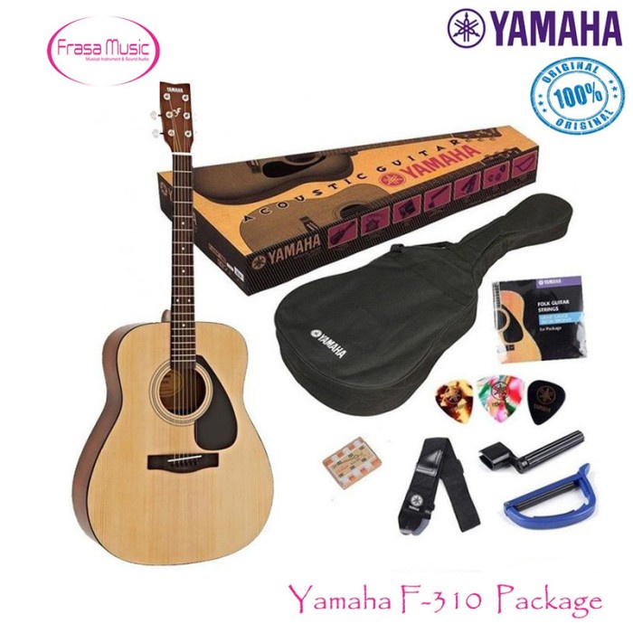 Gitar Akustik Yamaha F 310 P / F310P / F-310P Package Acoustic Guitar