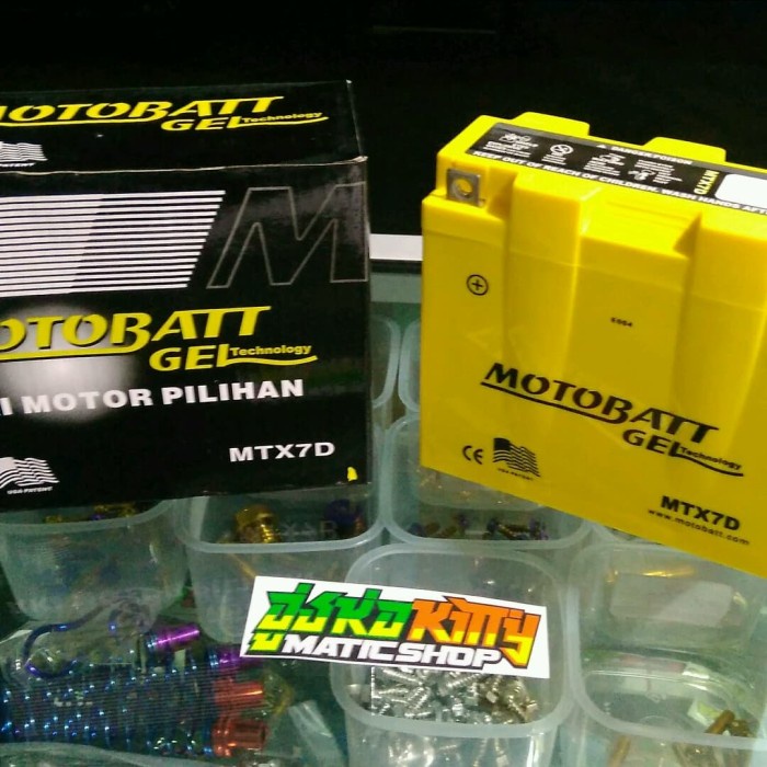 Aki Motobatt Gel Nouvo Tiger Scorpio