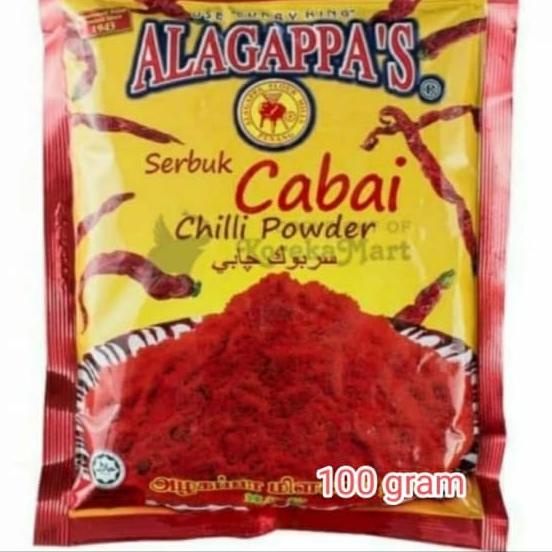 

+++++] ALAGAPPAS SERBUK CABAI / HOT CHILLI POWDER INDIA / Cabai /230 Gram