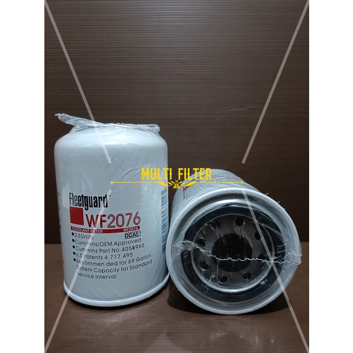 Coolant Filter FLEETGUARD WF2076 / WF 2076 / WF2076