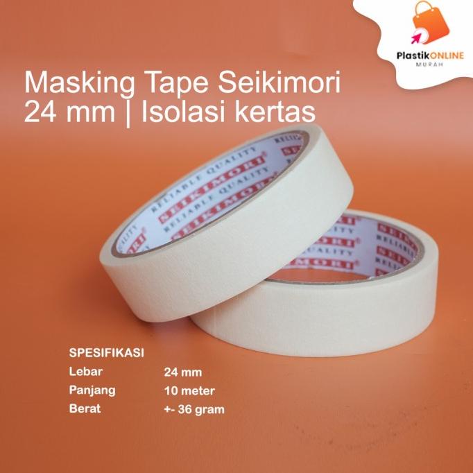 

~^~^~^] Masking Tape Seikimori 24 mm | Isolasi kertas