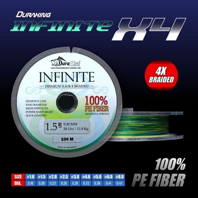 Promo Pe Duraking Infinite X4-100 M Pe Fiber