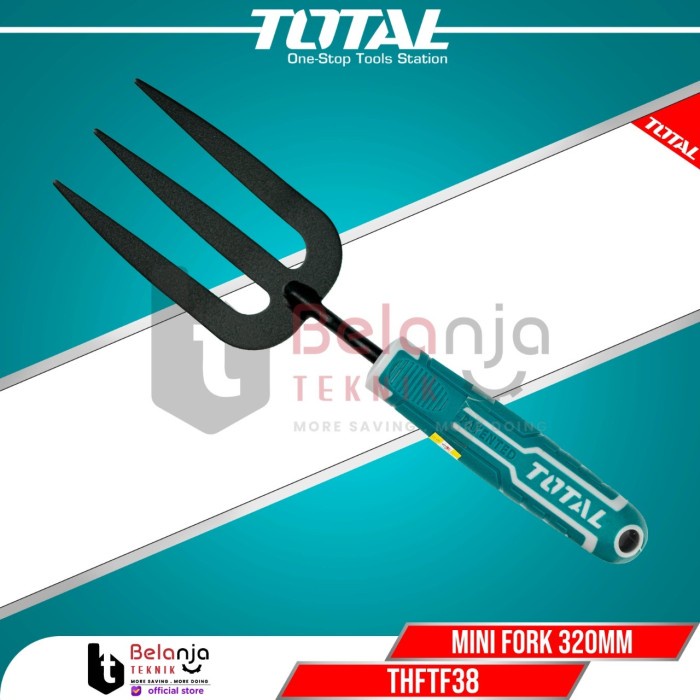 Total Mini Fork Garpu Baruk Tanam Tanaman Alat Berkebun 320 MM THFTF38 keren