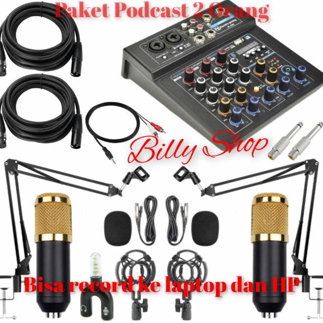 Paket Podcast 2 Orang Komplit Tinggal Pakai Premium