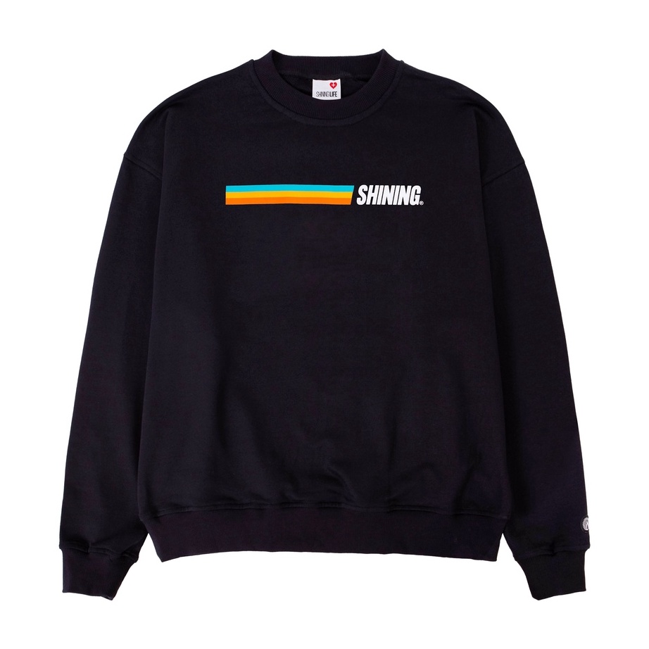 Restock Shining Bright Evo Crewneck - Black
