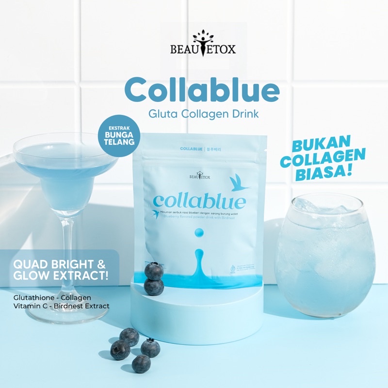 

COLLABLUE MINUMAN BUNGA TELANG (FREE SENDOK TAKAR)