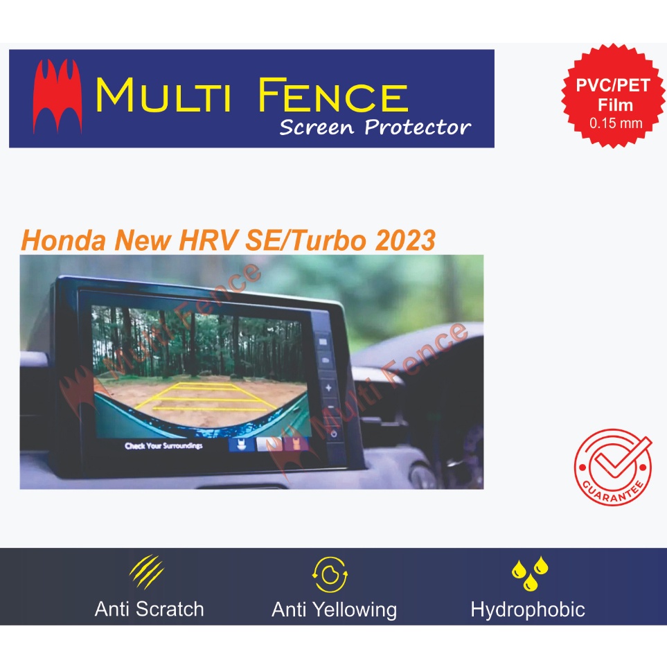 ღPts Screen Guard Head Unit New HRV SE/RS 8 inch f Produk Terkini ★★.