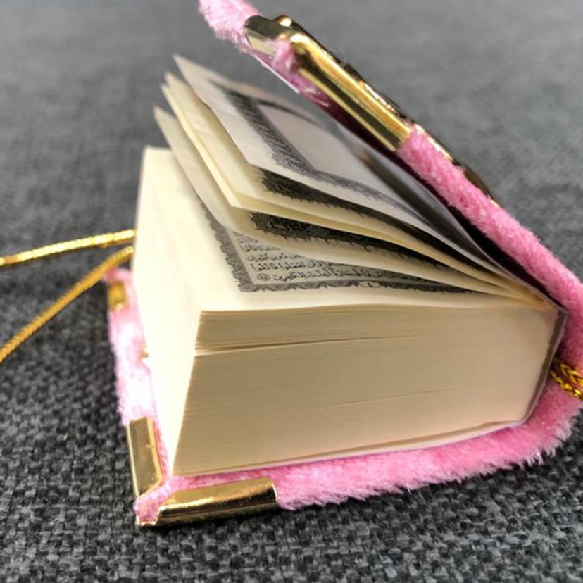 ➹Gci Mini Al Quran Bludru Gantungan Hiasan Aksesoris Mobil Kaligrafi Turki ❇ (Terbaru)
