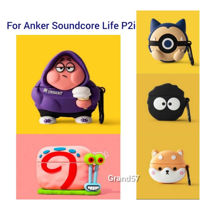 Terlaris Case Anker Soundcore Life P2I Silicone Silicon 3D Casing Anker Life