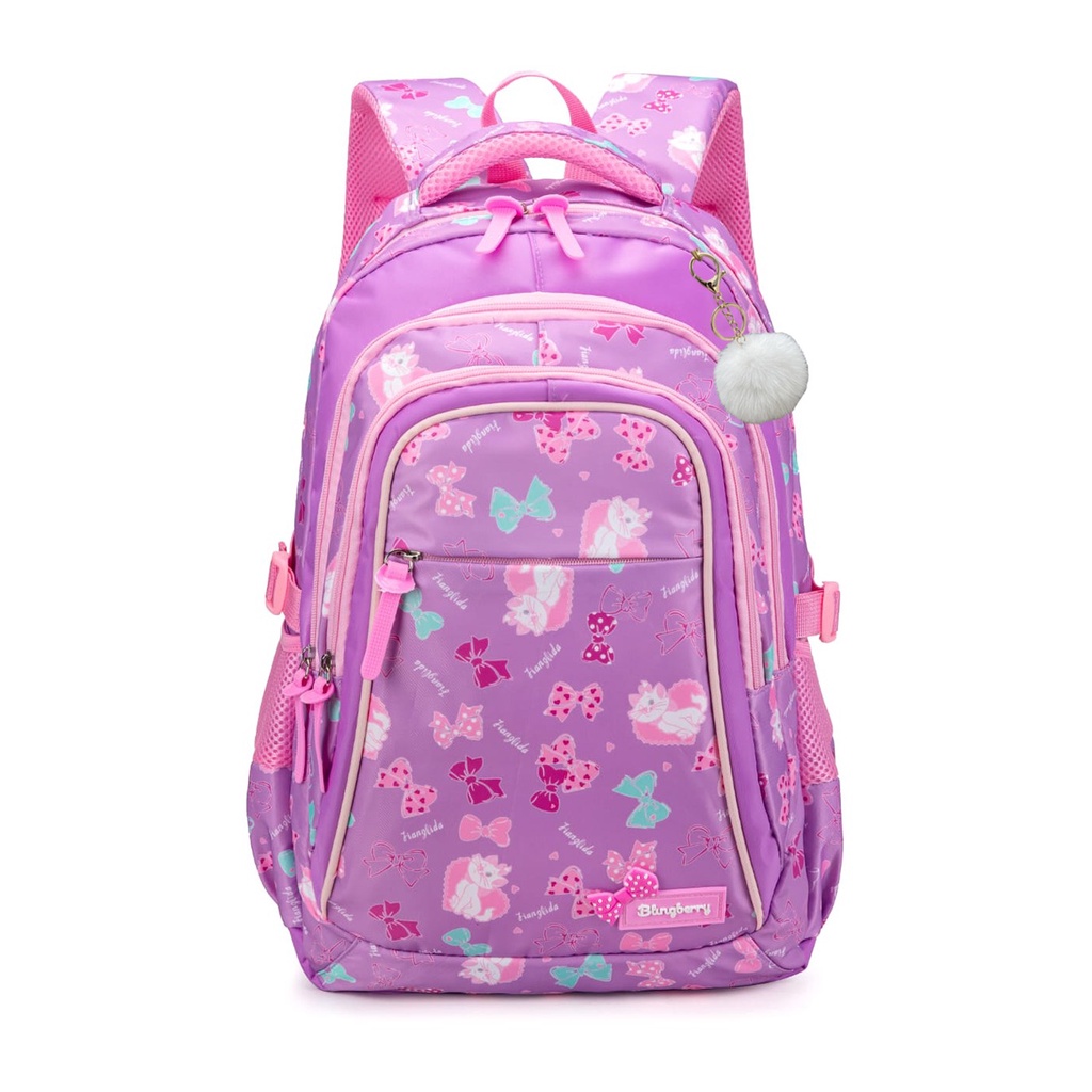 Backpack Anak Cat Pita Import Bekualitas Tas Ransel SD SMP SMA Motif Kekinian Kitty Backpack Blingberry Original Import Grosir Tas Ransel Anak Kado Ultah Anak Perempuan