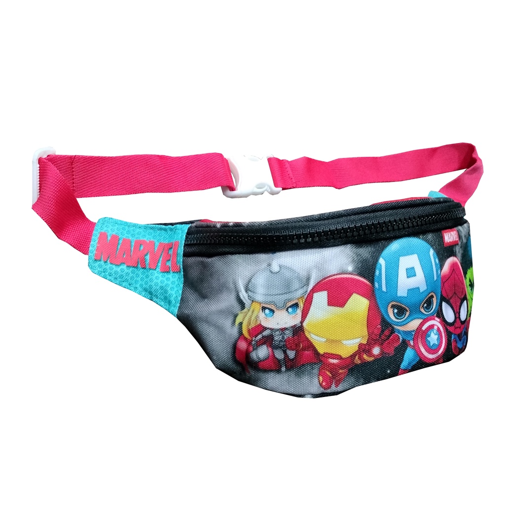 Tas Pinggang Anak Motif Marvel Tas karakter anak - Bumbag Anak usia 2-7 Tahun  - MOJI1