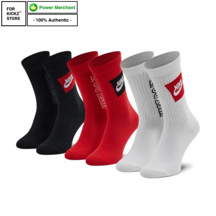 Terlaris Nike Sportswear Everyday Essential Crew Socks Multi (3 Pairs)