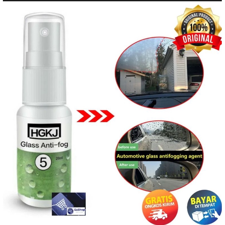 Cairan Anti Embun Air Hujan Kaca Mobil Spion Motor Kacamata- Glass Anti Fog Coating 20 Ml.