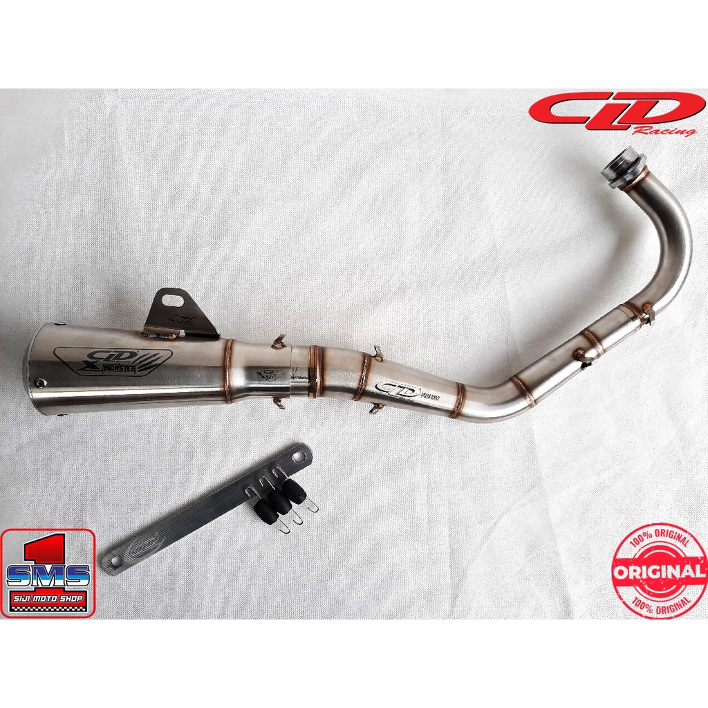KNALPOT CLD RACING MIO J/MIO M3/MIO 125/SOUL GT 125/XRIDE/XEON RC/XEON GT TYPE MONSTER X