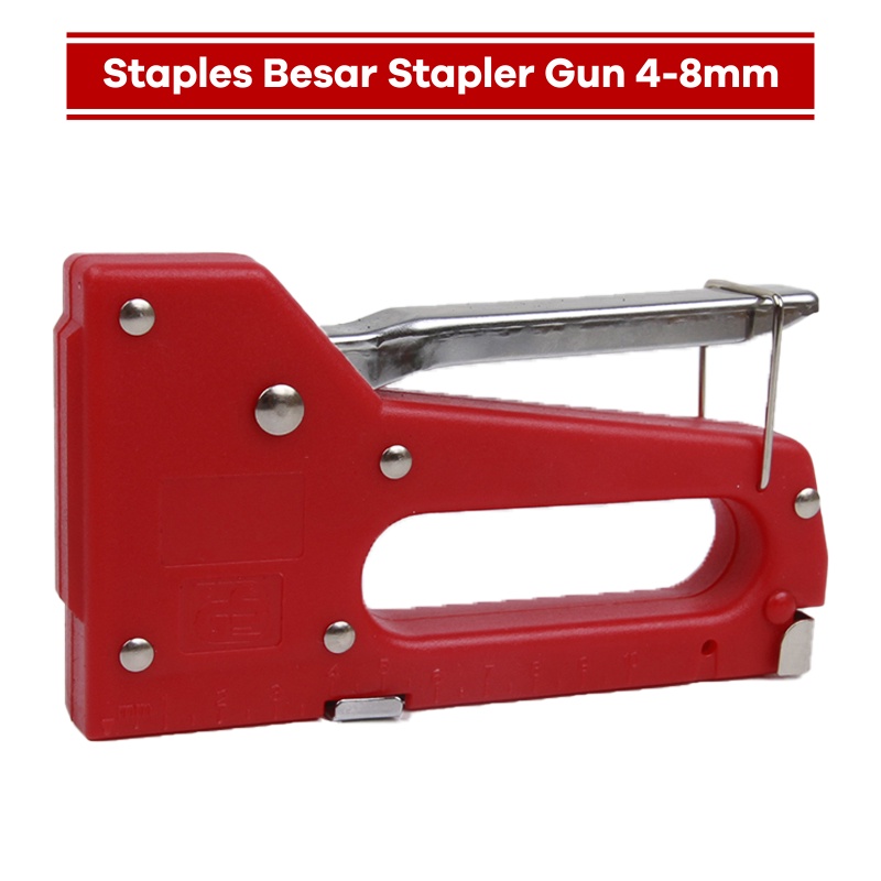 

Stapler Gun / Staples Tembak 4-8mm Perkakas Nail Straples